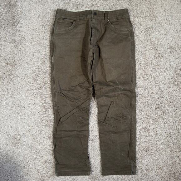 Kuhl Rydr Pants Mens 34x30 Brown Vintage Patina Dye Outdoor Hiking - Picture 1 of 11